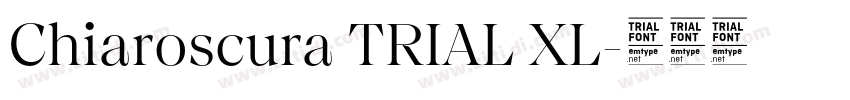 Chiaroscura TRIAL XL字体转换